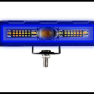 BARRA LED 27W BICOLOR BLANCO / AMBAR CON OJO DE ANGEL AZUL 12V PIEZA