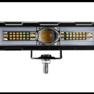 BARRA LED 27W BICOLOR BLANCO / AMBAR CON OJO DE ANGEL BLANCO 12V PIEZA