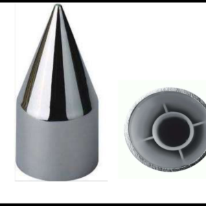 CAPUCHON CROMADO PLASTICO ALTO 10CM ROSCA PIEZA