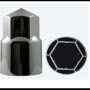 CAPUCHON CROMADO PLASTICO ALTO 8.4CM PRESION 33MM  PIEZA
