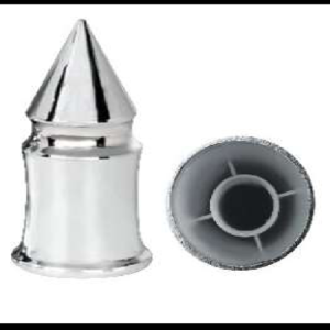 CAPUCHON CROMADO PLASTICO ALTO 11CM ROSCA PIEZA