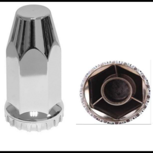 CAPUCHON CROMADO PLASTICO ROSCA ALTO 10CM PIEZA