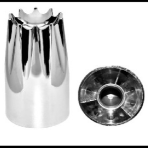 CAPUCHON CROMADO PLASTICO ALTO 9.5CM ROSCA PIEZA