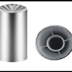 CAPUCHON CROMADO PLASTICO ALTO 10.5CM ROSCA PIEZA