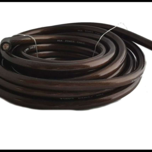 CABLE BATERIA / AMPLIFICADOR 2 GA NEGRO ROLLO 25 METROS
