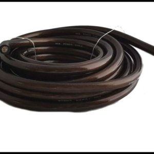 CABLE BATERIA / AMPLIFICADOR 8 GA NEGRO ROLLO 50 METROS