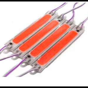 MODULO LED COB 2W RECTANGULAR ROJO 12V PAQUETE 20 PIEZAS