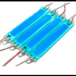 MODULO LED COB 2W RECTANGULAR ICE BLUE 12V PAQUETE 20 PIEZAS