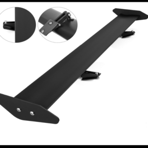 ALERON COLA DE PATO ALUMINIO NEGRO 110CM BASE 50CM UNIVERSAL PIEZA