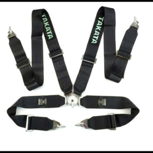 CINTURON DE SEGURIDAD 4 PUNTOS NEGRO JUEGO