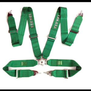 CINTURON DE SEGURIDAD 4 PUNTOS VERDE JUEGO