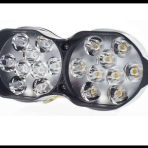 FARO DE NIEBLA 18 LED BLANCO 54W 1500 LUMEN CUERPO DE PLASTICO CON ESTROBO 12V PIEZA