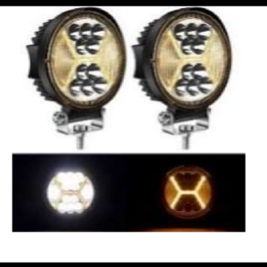 FARO NIEBLA 39 LED 39W 3900 LUMEN C/ESTROBO Y LUZ DRL AMBAR 12-80V JUEGO
