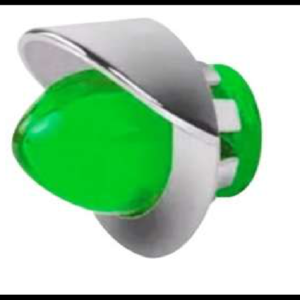 PLAFON DE PICO GEL CON VICERA CROMADA VERDE 2 FUNCIONES FIJO Y ESTROBO 12-24V PAR