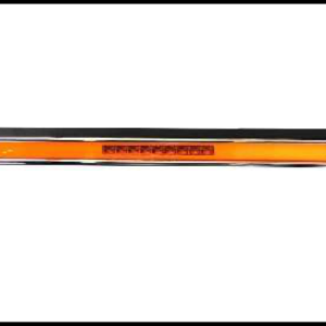 DIRECCIONAL LED GEL  AMBAR GRANDE 4 FUNCIONES ALTA, BAJA, FIJO Y ESTROBO 12-24V PIEZA MEDIDA: 44 X 2.8 X 2.2 CM
