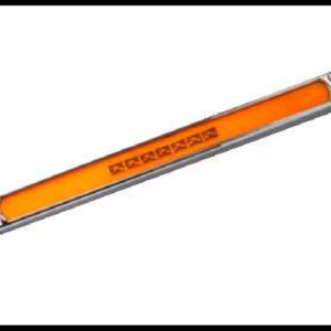 DIRECCIONAL LED GEL AMBAR MEDIANA 4 FUNCIONES ALTA, BAJA, FIJO Y ESTROBO 12-24V PIEZA MEDIDA: 34 X 2.8 X 2.2 CM