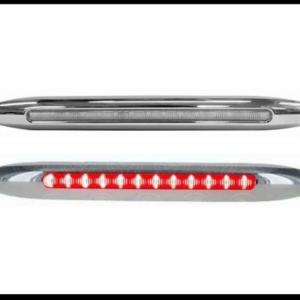 PLAFON 24 LED ROJO 3 FUNCIONES FIJA, ESTROBO Y SECUENCIAL TAMA?O L 12V        MEDIDAS: 23 X 2.7 X 1.9 CM