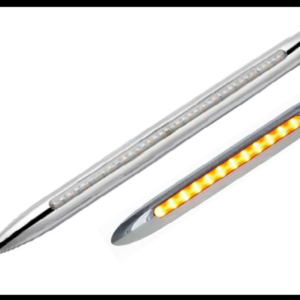 PLAFON 48 LED AMBAR 3 FUNCIONES FIJA, ESTROBO Y SECUENCIAL TAMA?O XL 12V  MEDIDAS: 43 X 2.7 X 1.9 CM