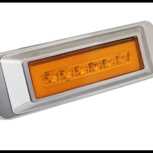 PLAFON 6 LED Y GEL AMBAR 4 FUNCIONES ALTA, BAJA, ESTROBO Y LUZ SECUENCIAL 12-24V PIEZA