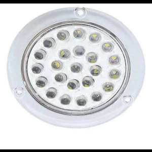 PLAFON REDONDO 4" BLANCO 4 FUNCIONES ALTA, BAJA, ESTROBO Y MOVIMIENTO 12-24V PIEZA