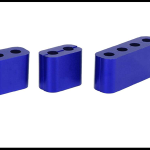 ORGANIZADOR DE CABLES DE BUJIA UNIVERSAL ALUMINIO AZUL JUEGO