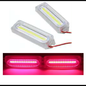 ESTROBO LED COB ROJO 12V JUEGO