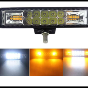 FARO NIEBLA 16 LED 30W CENTRO BLANCO EXTERIORES AMBAR-AMBAR 12V-24V JUEGO