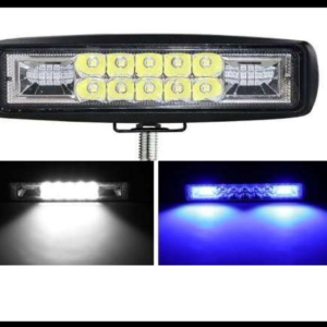 FARO NIEBLA 16 LED 30W CENTRO BLANCO EXTERIORES AZUL-AZUL 12V-24V JUEGO