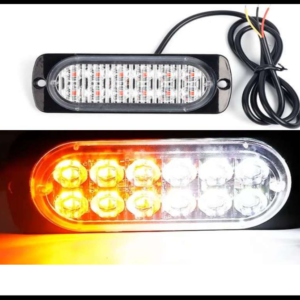 ESTROBO 12 LED 36W BLANCO/AMBAR MULTIFUNCION  10-30V PIEZA
