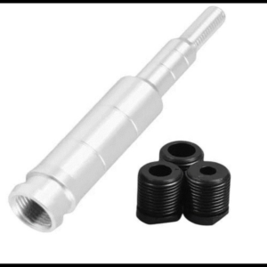 EXTENSION PARA PALANCA DE VELOCIDADES ALUMINIO GRIS UNIVERSAL CON 3 ADAPTADORES PIEZA