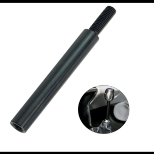 EXTENSION PARA PALANCA DE VELOCIDADES ALUMINIO NEGRA UNIVERSAL CON 3 ADAPTADORES PIEZA
