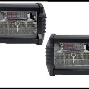 FARO NIEBLA 17 LED 30W LUZ BLANCA FIJA Y ESTROBO DRL ROJO/AZUL 12-24V PAR
