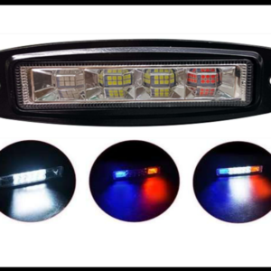 FARO NIEBLA 24 LED 72W ROJO-BLANCO-AZUL BASE PARA EMPOTRAR 12-24V JUEGO