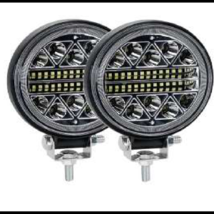FARO NIEBLA 58 LED 78W REDONDO C/ESTROBO 12-24V JUEGO