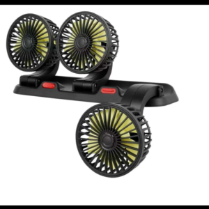 VENTILADOR TRIPLE PLASTICO 4" ROTATORIO 12V PIEZA