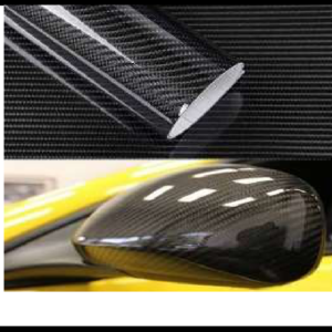 VINIL FIBRA DE CARBONO NEGRA 5D ROLLO 1.52 X 20 METROS
