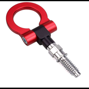 GANCHO DE REMOLQUE ATORNILLABLE UNIVERSAL ALUMINIO ROJO PIEZA