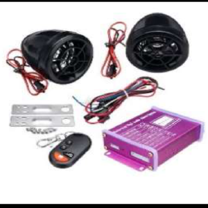 ALARMA PARA MOTOCICLETA CON REPRODUCTOR BLUETOOTH 12V JUEGO