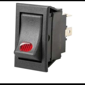 SWITCH 1 PASO ON/OFF 3 PUNTAS CON INDICADOR ROJO 12V PIEZA