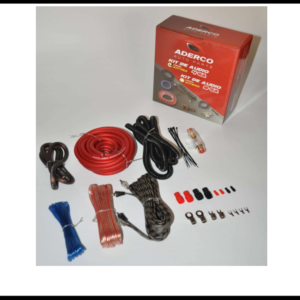 KIT DE AUDIO 8 GA REFORZADO PARA INSTALACION JUEGO
