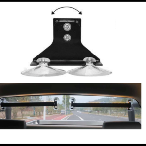 BASE PARA BARRAS UNIVERSAL METALICA NEGRA CON 2 CHUPONES PAR