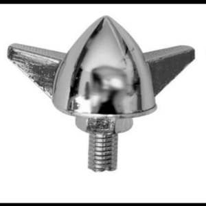 TORNILLO DECORATIVO METALICO CROMADO PICO CON ASPAS PIEZA