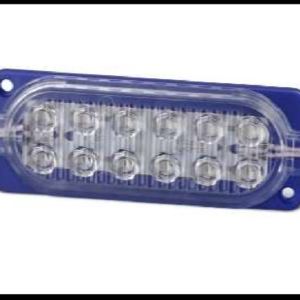 MODULO 12 LED CON LUPA AZUL 12V PAQUETE 10 PIEZAS