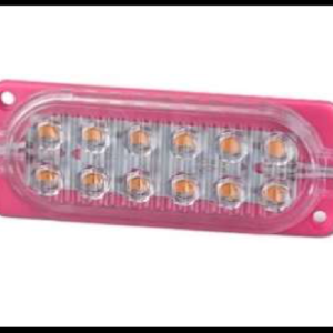 MODULO 12 LED CON LUPA ROSA 12V PAQUETE 10 PIEZAS