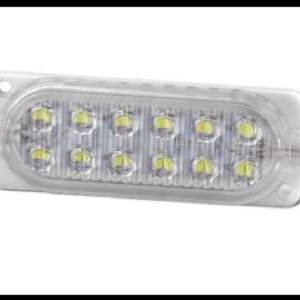 MODULO 12 LED CON LUPA BLANCO 12V PAQUETE 10 PIEZAS