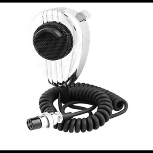 MICROFONO PARA RADIO DE CB METALICO CROMADO 4 PIN PIEZA