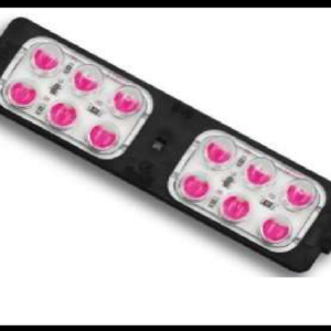 MODULO 12 LED ESTROBO MULTIFUNCION ROSA 12V PIEZA    MEDIDA: 10.5 X 2.5CM