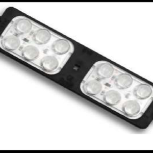 MODULO 12 LED ESTROBO MULTIFUNCION BLANCO 12V PIEZA    MEDIDA: 10.5 X 2.5CM