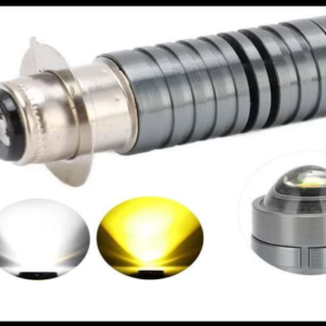 FOCO LED MOTOCICLETA P15D CON LUPA BICOLOR  LUZ ALTA Y BAJA 12-80V PIEZA