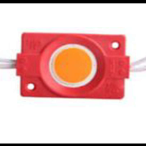 MODULO LED COB 2.4W REDONDO ROJO 12V PAQUETE 20 PIEZAS